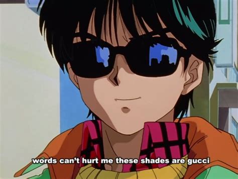 Words can't hurt me these shades are gucci. : 